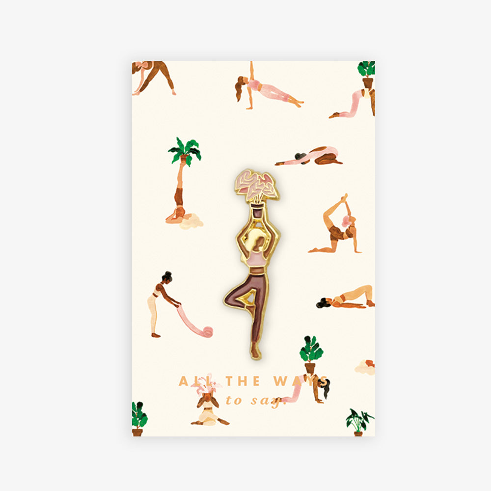 ATWTS | PIN - YOGA WITH A PLANT