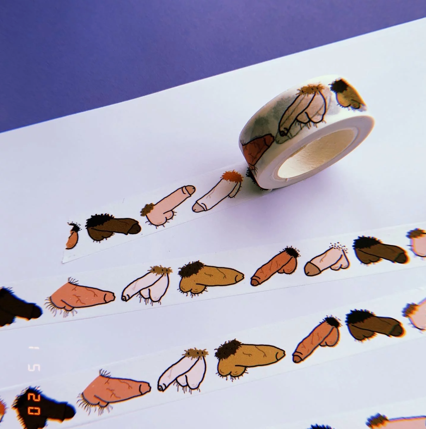 EAT MIELIES | WASHI TAPE - HAIRY WILLY