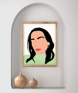 ANNE MIEGIELSEN | POSTER SMALL - FACE 03