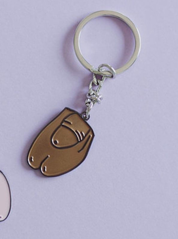 EAT MIELIES | KEYRING WILLIE - BROWN