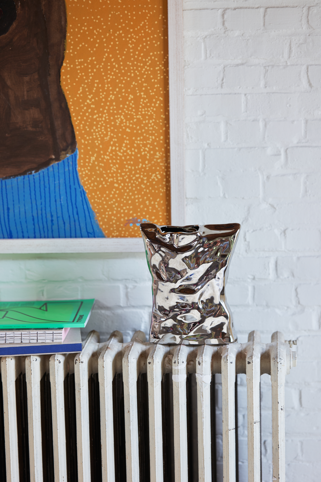 HKliving | OBJECTS BAG OF CRISPS VASE - SILVER