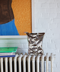 HKliving | OBJECTS BAG OF CRISPS VASE - SILVER