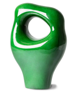 HKliving | OBJECTS CERAMIC SCULPTURE -  GLOSSY GREEN