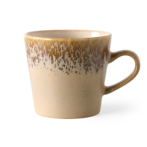 HKliving | 70'S CAPPUCCINO MUG - BARK