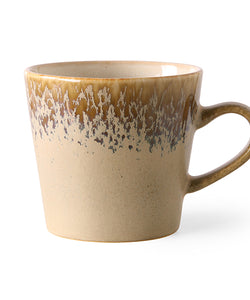 HKliving | 70'S CAPPUCCINO MUG - BARK