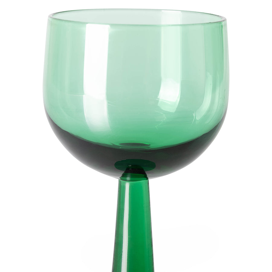 HKliving | EMERALDS WINE GLASS TALL - FERN GREEN (4pcs)