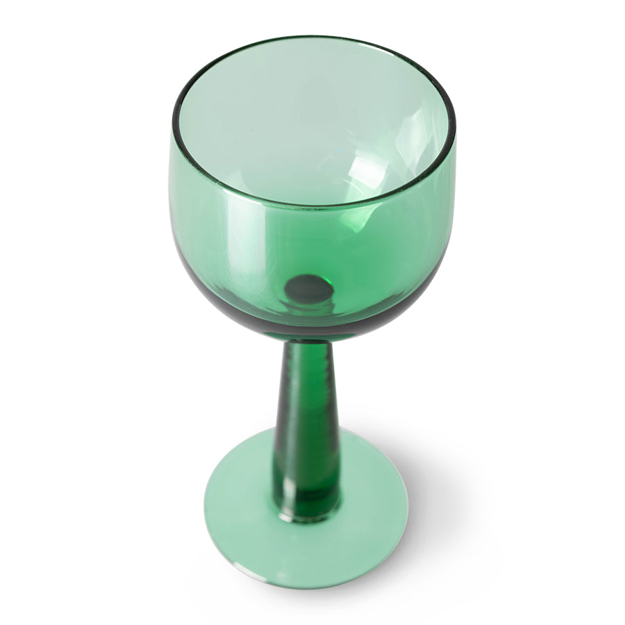 HKliving | EMERALDS WINE GLASS TALL - FERN GREEN (4pcs)