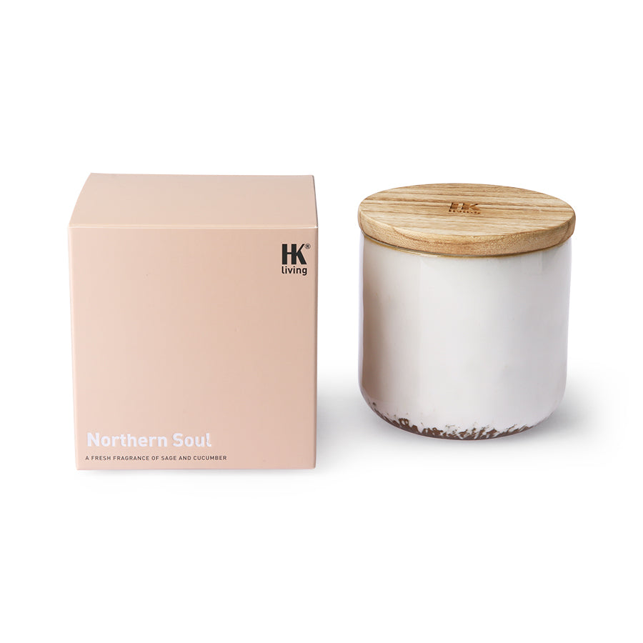 HKliving | CERAMIC SCENTED CANDLE - NORTHERN SOUL