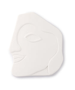 HKliving | FACE WALL ORNAMENT LARGE - MATT WHITE