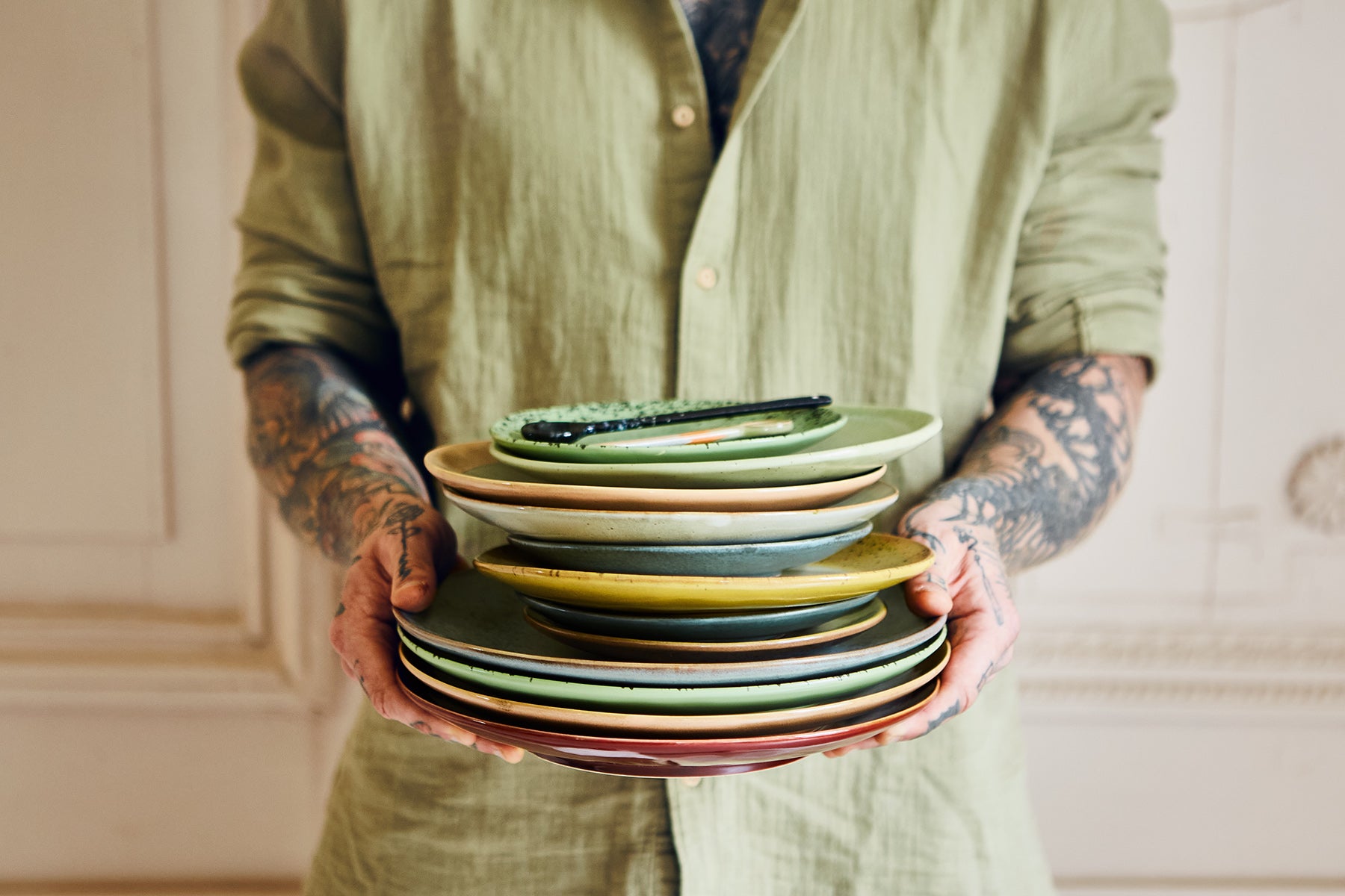 HKliving | 70'S SIDE PLATE - MIST